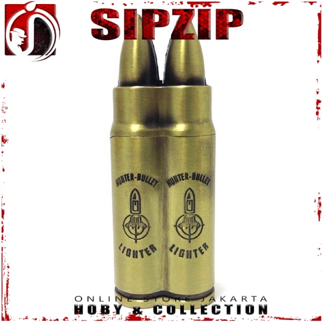 KOREK API PELURU - MINIATUR PAJANGAN MEJA KOREK API GAS PELURU