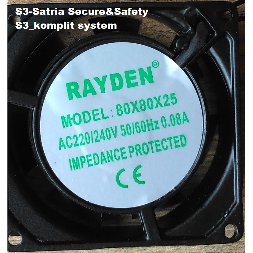 Rayden Cooling FAN AC 8CM Kipas Fan panel AC 220V