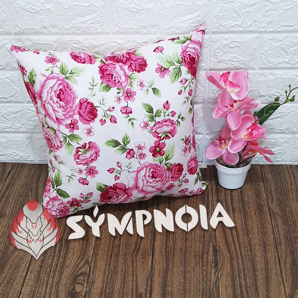 [ Paket hemat ] 1 Bantal Sofa 40X40 + Sarung Motif Minimalis MOTIF 01 sd 49