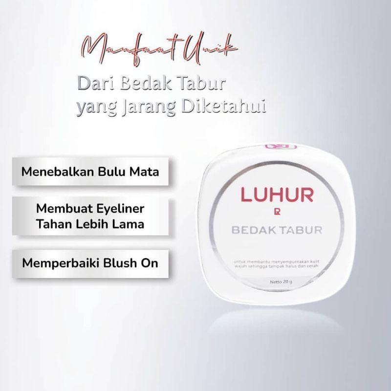 BEDAK TABUR LUHUR MEMUTIHKAN
