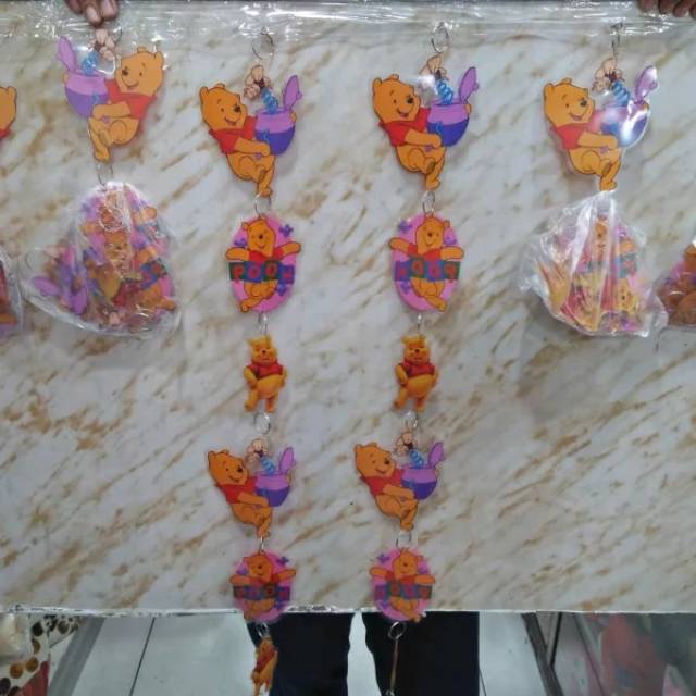 Tirai Plastik Karakter Pooh