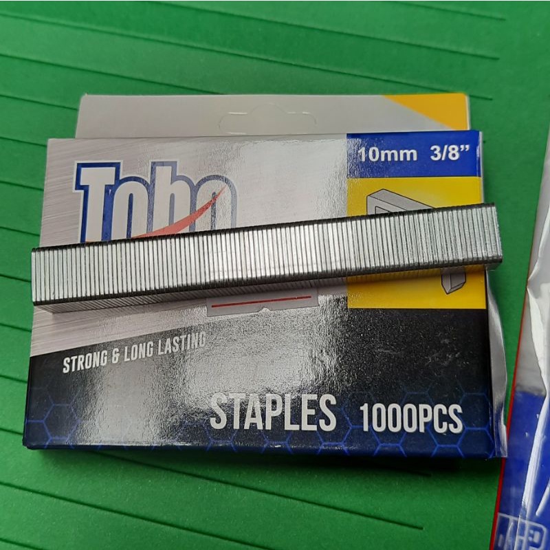 

Isi Stapler Tembak TOHO 10mm 3/8Inch Staples Refill Stapler - 1 Box Kecil