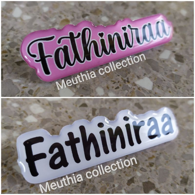 

Name tag Unik Custom