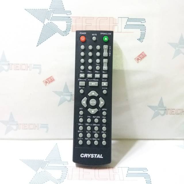 REMOT REMOTE DVD CRYSTAL  ORIGINAL ASLI