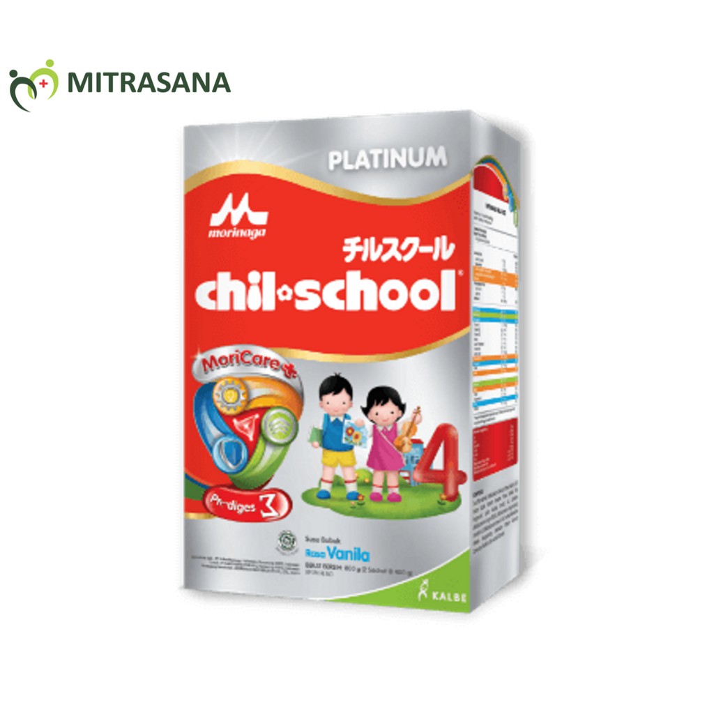 Chil School Platinum Moricare+ Vanilla madu coklat 800gr