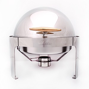 Oxone OX-717RO HoReCa Serving Dish Round Rectangle Roll Top Chafer Stainless Steel