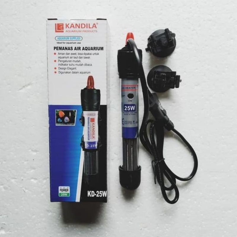 heater aquarium 25watt pengahangat air aquarium