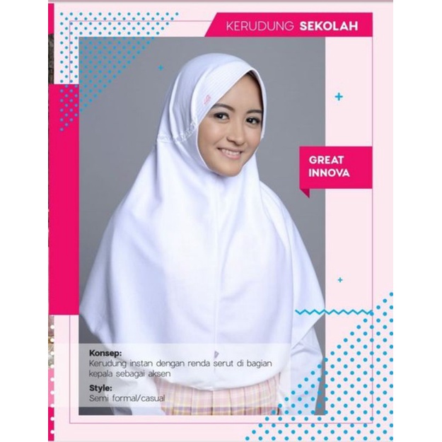 KERUDUNG SEKOLAH RABBANI ASLI