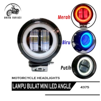 LAMPU TEMBAK SOROT DAYMAKER MINI 2 LENSA MODEL KOTAK BULAT