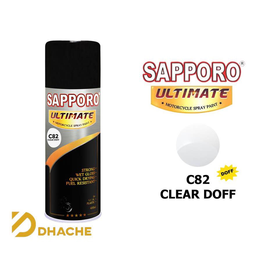 Sapporo Ultimate C82 Clear Doff / Sapporo Spray / Pernis / Finishing