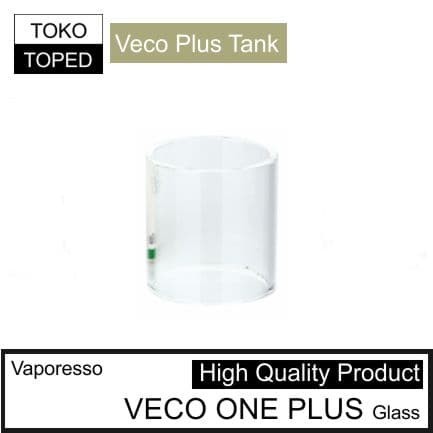 koleksi tabung bahan kaca VECO ONE PLUS Replacement | warna glass bening