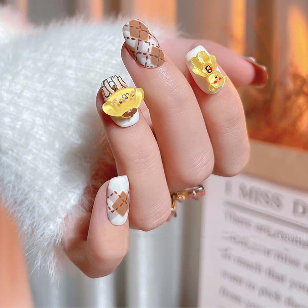 MXBEAUTY Dekorasi Nail Art Mini Kartun Melody Kawaii Jepang Puding Anjing DIY Perhiasan Nail Art