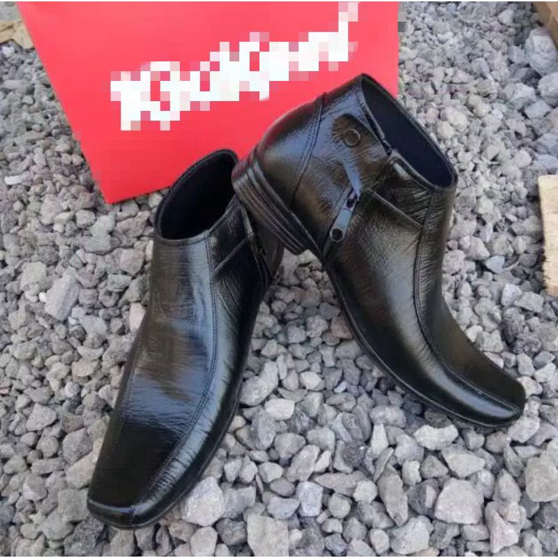 Sepatu pdh dinas kulit asli sepatu boots  pantopel fantopel kulit asli