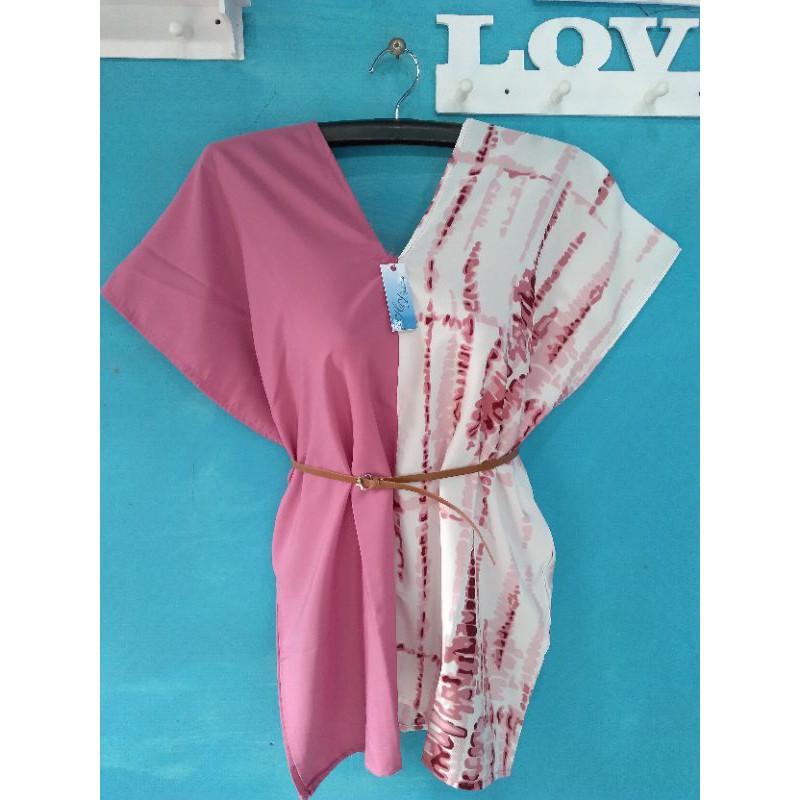 ATASAN KAFTAN KOMBI / kaftan kombinasi polos motif / atasan kaftan / kaftan polos / kaftan motif