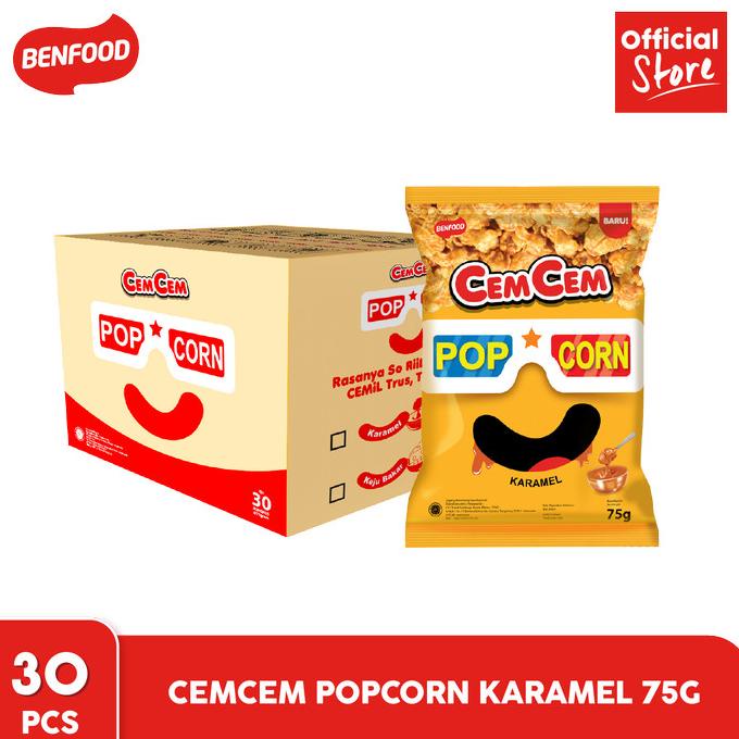 CEMCEM Pop Corn Karamel 75gr