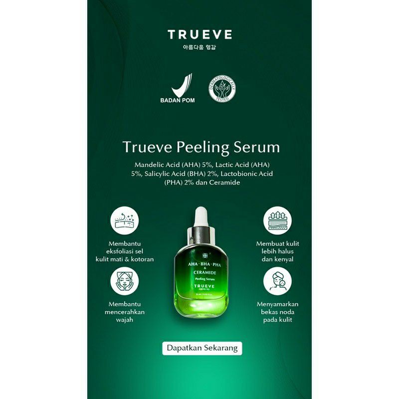 TRUEVE AHA BHA PHA &amp; CERAMIDE Peeling Serum
