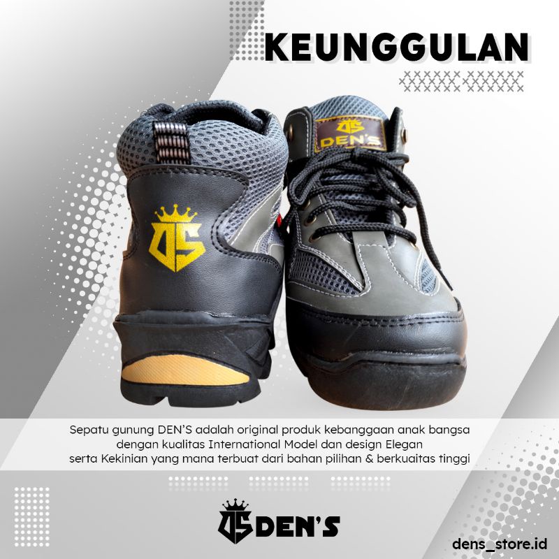 Sepatu Gunung Pria Wanita Hiking Casual Mendaki Adventure Touring Outdoor Roowns Free Cluth