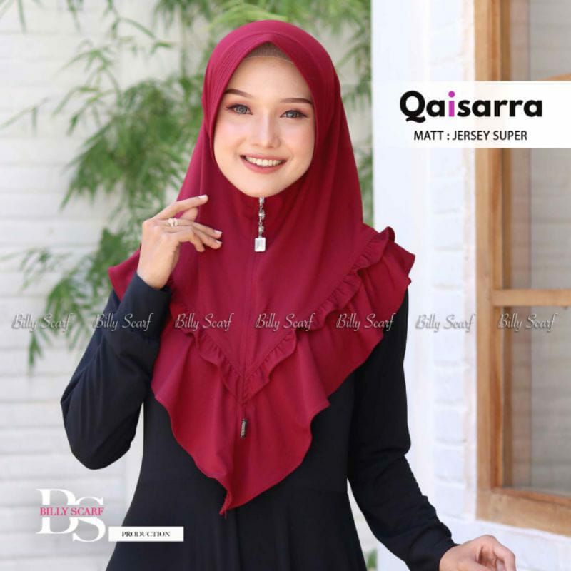 Hijab instan Jersey QAISARRA ori BILLY