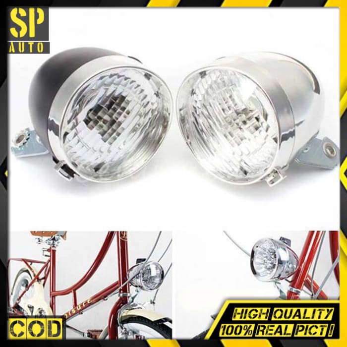 Lampu depan Sepeda Onthel LED Jadul SH 06