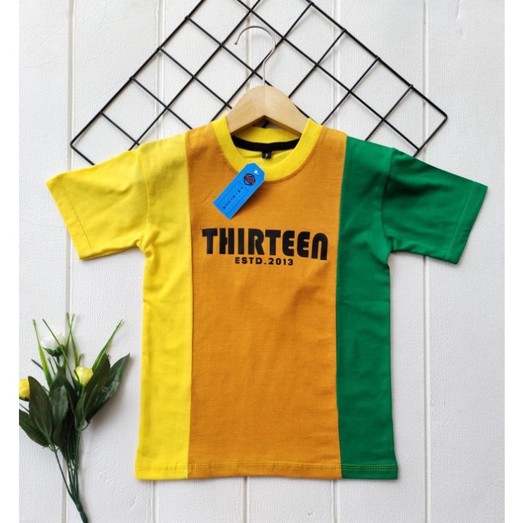 PROMO Kaos Distro Anak Laki Laki Murah Baju Kombinasi Bagus Terlaris Bahan Cotton Umur 1-10 Tahun