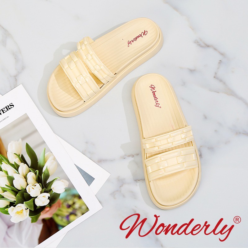 Sandal Jelly Wanita Wonderly / Sendal Selop Karet Wanita l 2001-WL2