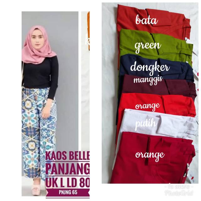 Kaos belle ORI panjang L