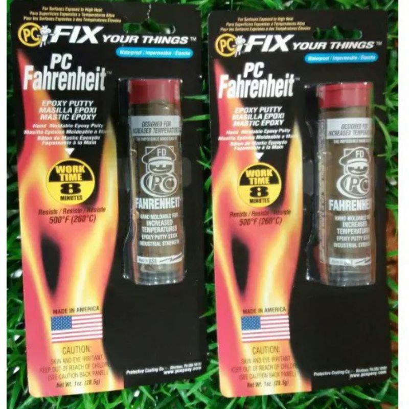 

Lem pc fareheit 28,5 g Untuk Memperbaiki Radiator Dan Pipa Uap Pc Fahrenheit Lem Tahan Panas