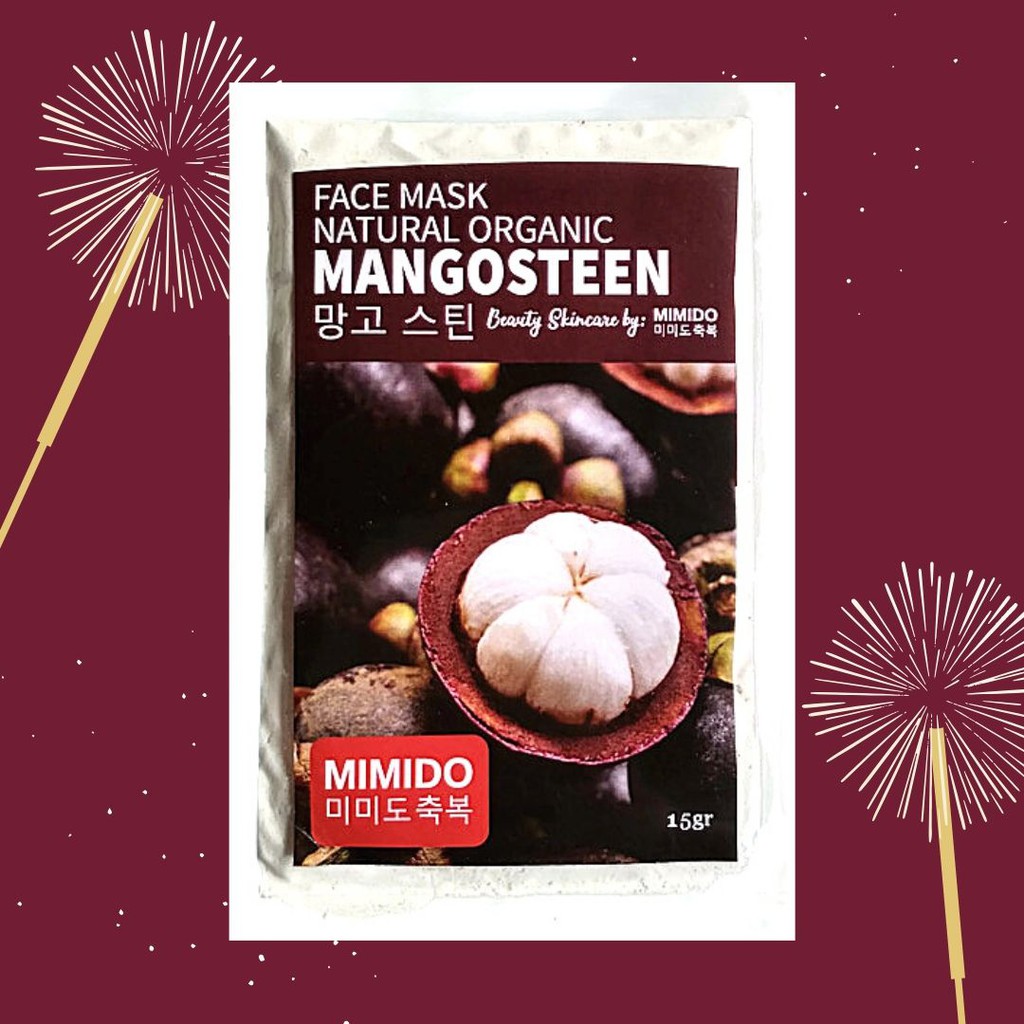 Download Masker Wajah Mangosteen Mimido 15 Gr Masker Organik Bubuk Face Mask Shopee Indonesia PSD Mockup Templates