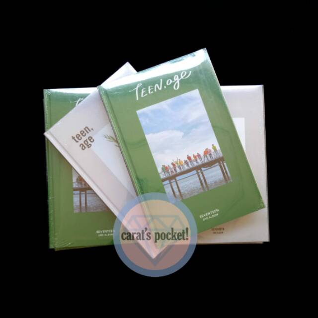 [BOOKED] SEVENTEEN TEENAGE ALBUM GREEN WHITE VERSION SEALED