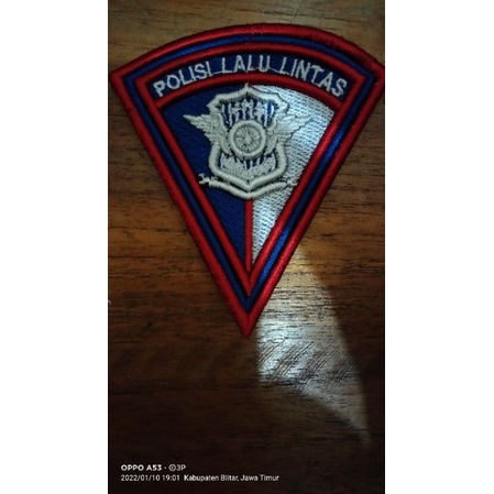 Bordir Timbul Polisi Lalu Lintas