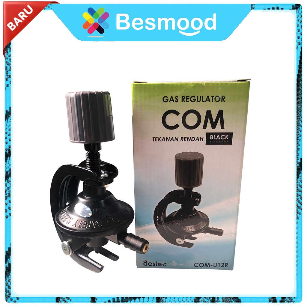 Besmood Regulator gas elpiji plus meteran plus pengaman 201M DESTEC