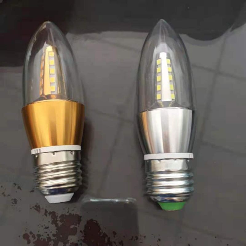 lampu candel 5w E14/E27  led bohlam CANDEL SMD 5watt E14 dan E27 putih kuning