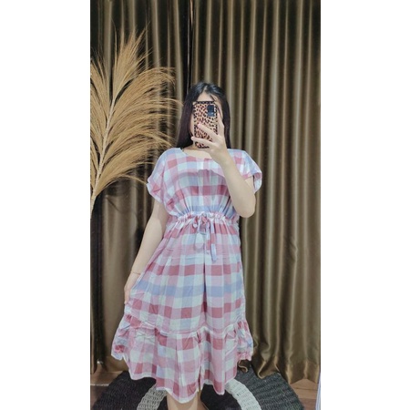 daster loly pendek / daster serut / daster viral /daster lucu/ daster motif/ daster kotak-kotak