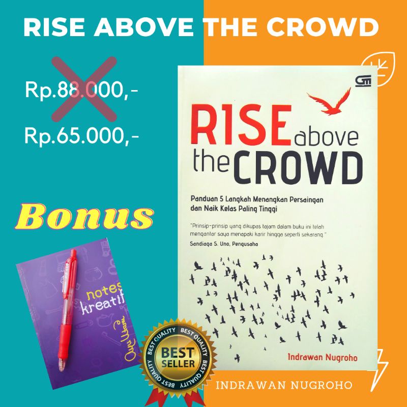 Rise Above The Crowd Panduan 5 Langkah Memenangkan Persaingan Dan Naik Kelas Paling Tinggi BONUS