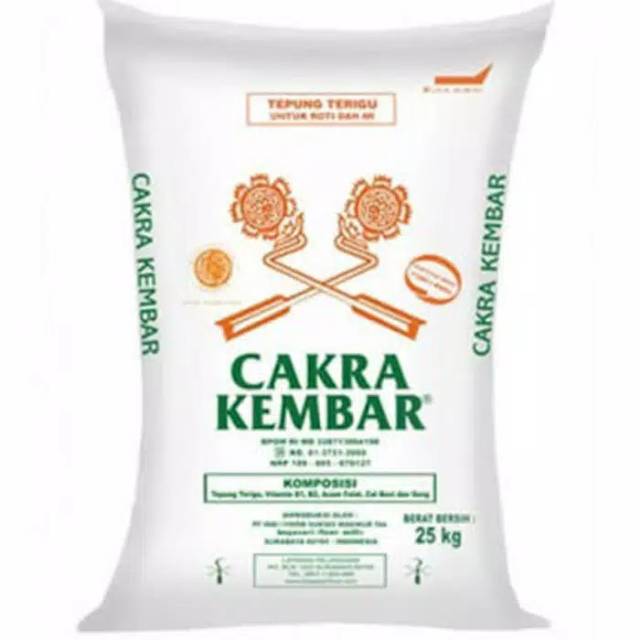 

TEPUNG TERIGU CAKRA KEMBAR Kiloan / Timbangan (Repack) 500gr