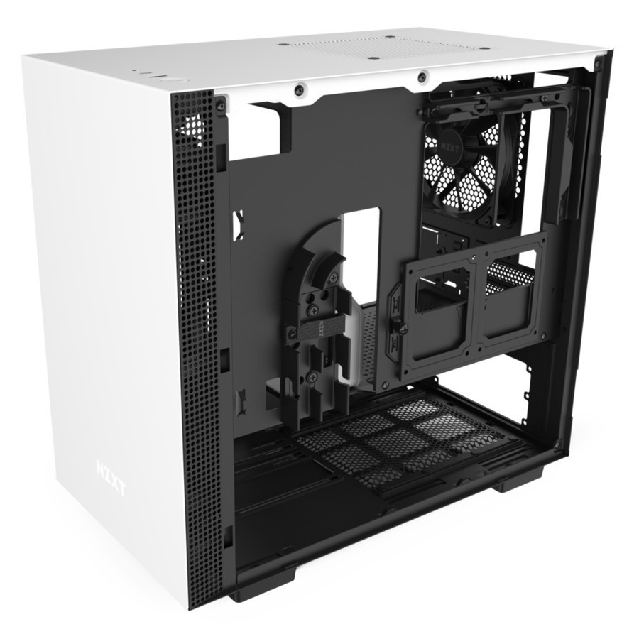 NZXT H210 MATTE WHITE - MINI ITX SIDE TEMPERED GLASS