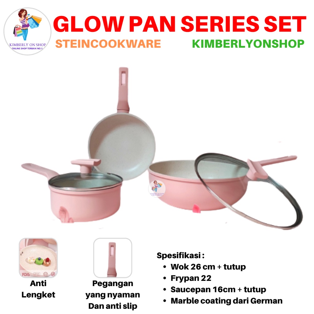 Glow Pan Series Frypan Wok Pan Sauce Pan Stein Cookware