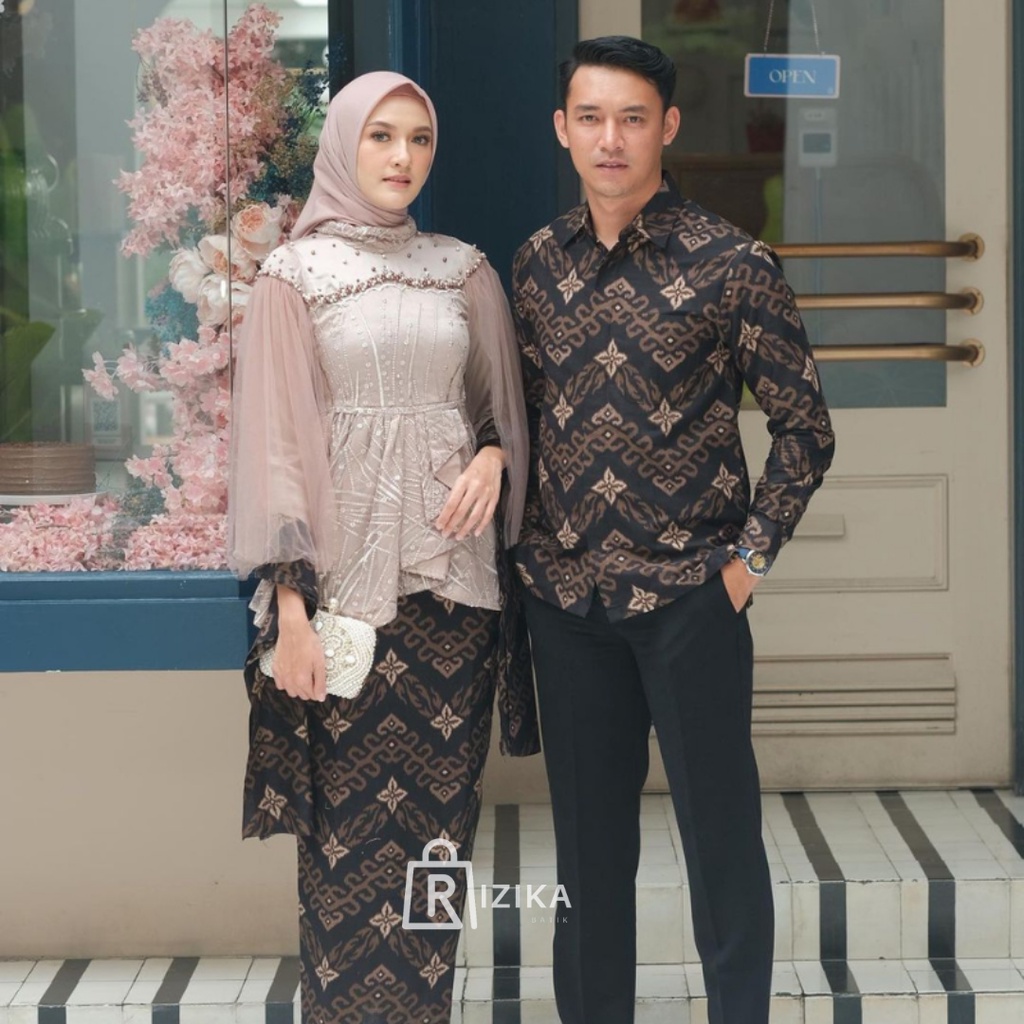 Kebaya Couple Modern Kebaya Batik Wisuda Lamaran Baju Tunangan  Brukat Terbaru Baju Couple Pasangan Kondangan Terbaru 2022