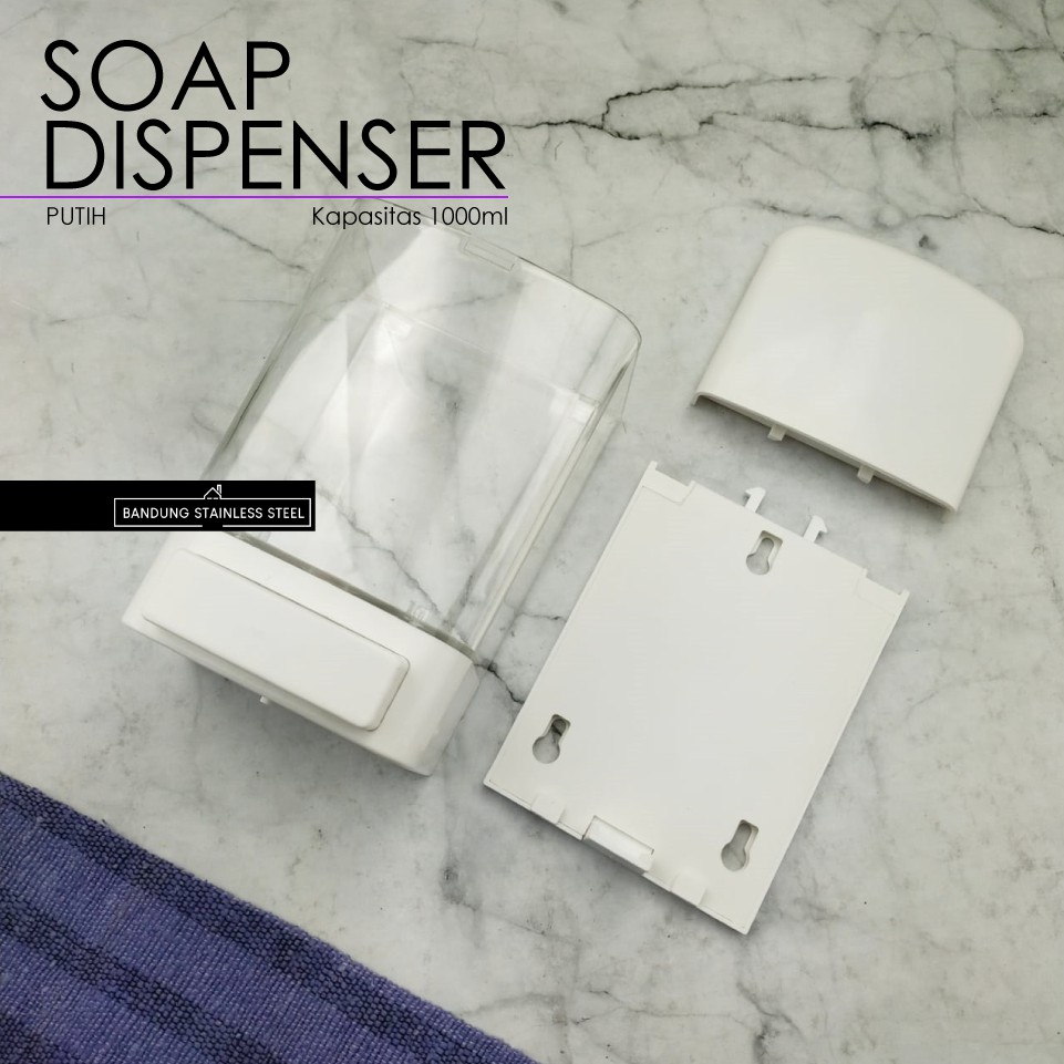 Soap Dispenser Besar 1000ml Wadah Tempat Sabun Cair Shampo Plastik