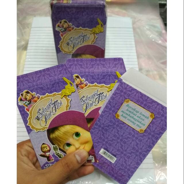 

Angpao isi 100 pcs motif Masha lucu th 2020