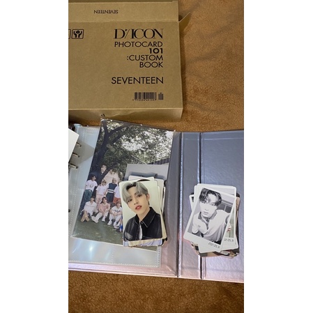 photocard dicon 101 seventeen (baca desc)