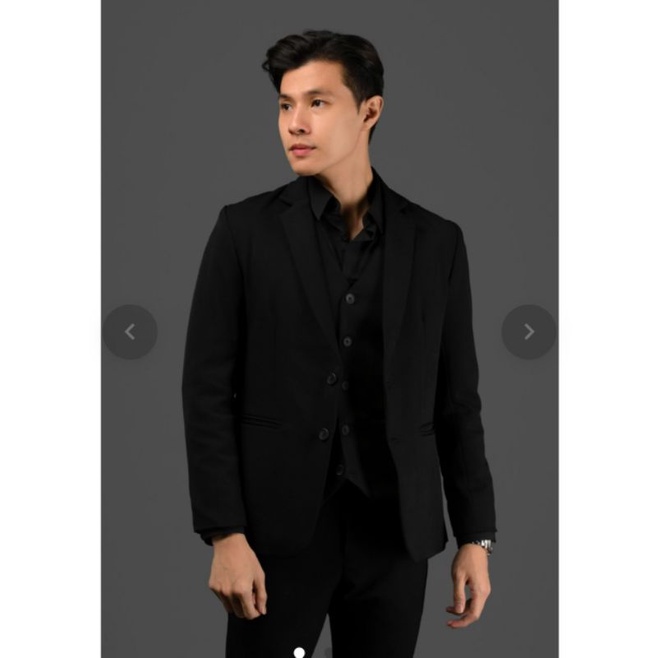 PEAZY BLAZER BLACK SIZE XL BY HEYMALE ID (FREEBOOKED)
