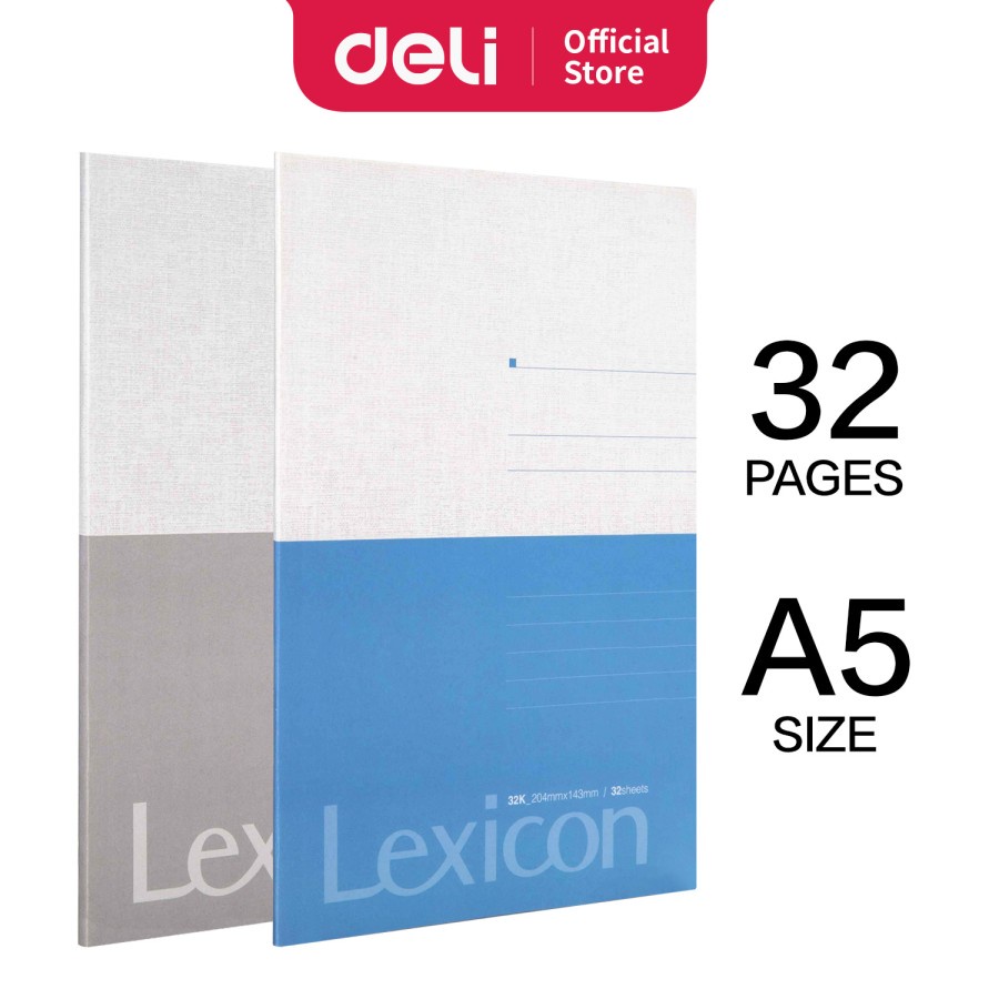 

Deli Notebook tanpa jilid kawat A5 32 lembar 7956