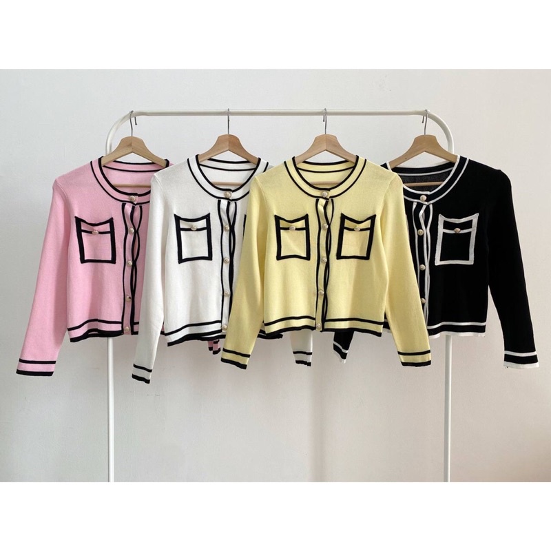 cardigan jennie blackpink cardigan korea korean style cardy rajut import bangkok cardigan knit baju 