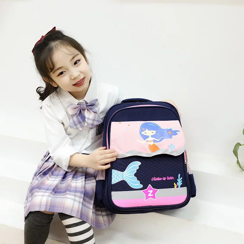 TM30-Tas Ransel Anak Sekolah Laki-laki SD TK PAUD Motif Kartun Hiu