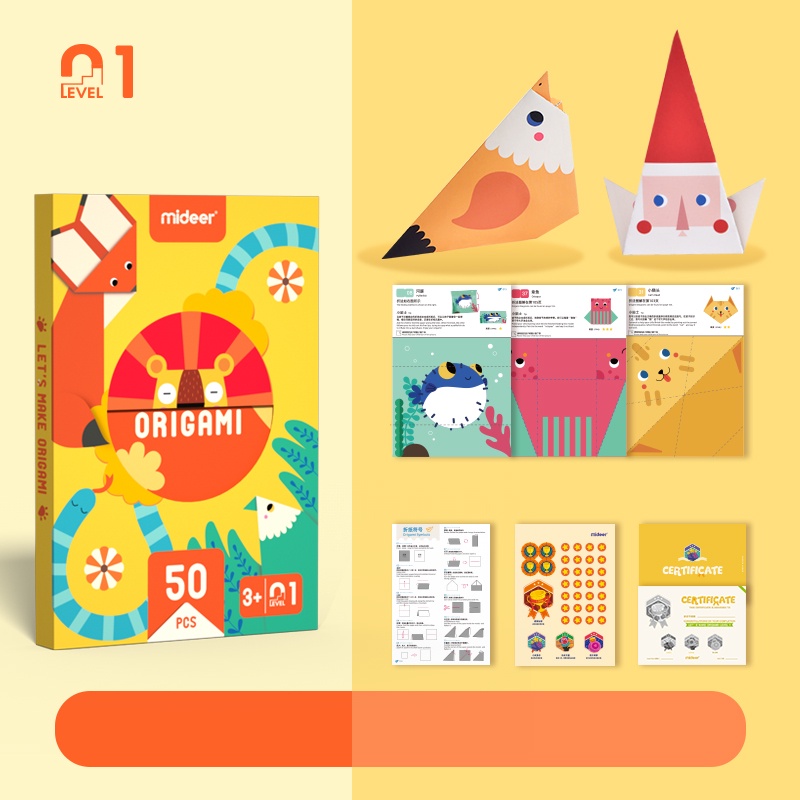 TweedyToys - Mideer Let's Make Origami / Mainan Edukasi