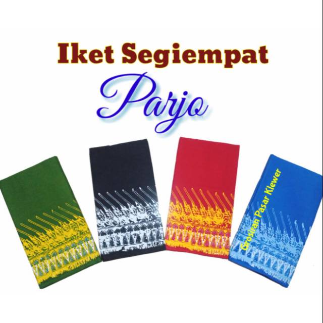 Iket Kepala Batik / Iket kepala Jawa / Iket Blangkon / Udeng Jawa Segiempat Parjo Halus