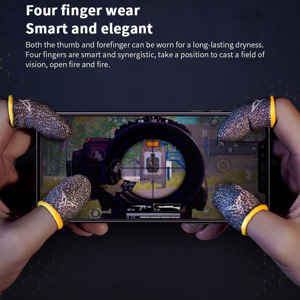 [PRODUK WPET8] FLYDIGI SARUNG JARI Tangan Jempol Telunjuk Wasp Feelers Finger Sleeve Mobile Gaming P