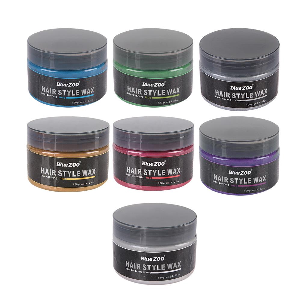 Color Hair Wax Styling Pomade Disposable Hair Dye Coloring Mud