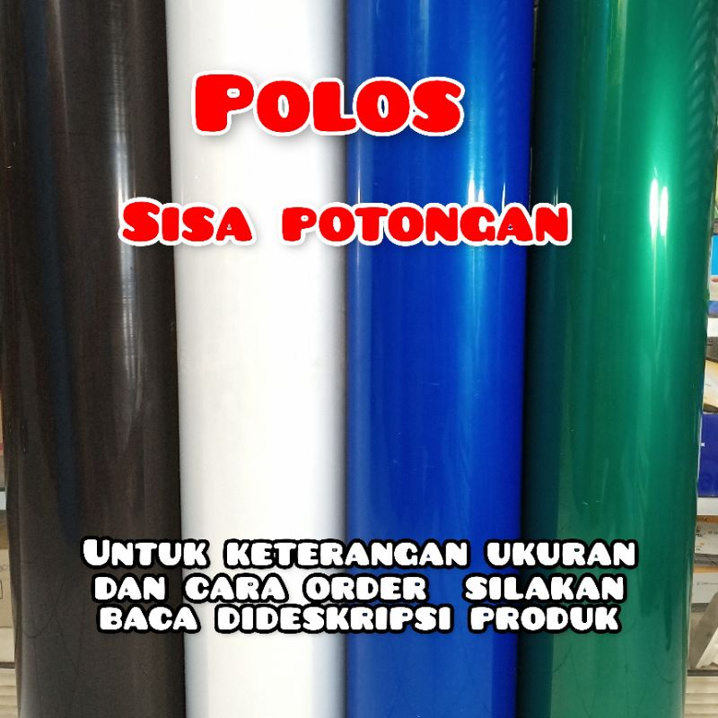 Fiber pagar plastik penutup pagar motif polos sisa potongan dijual murah
